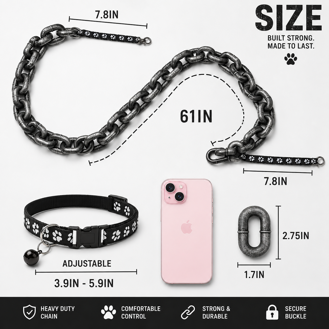 Iron Paw™ ToughLink Leash